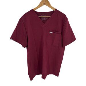 Figs Leon Three-Pocket Scrub Top Medical Field Uniform Size L FM1500